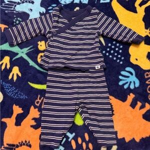 Carter's Navy and White Striped Kids Matching Set